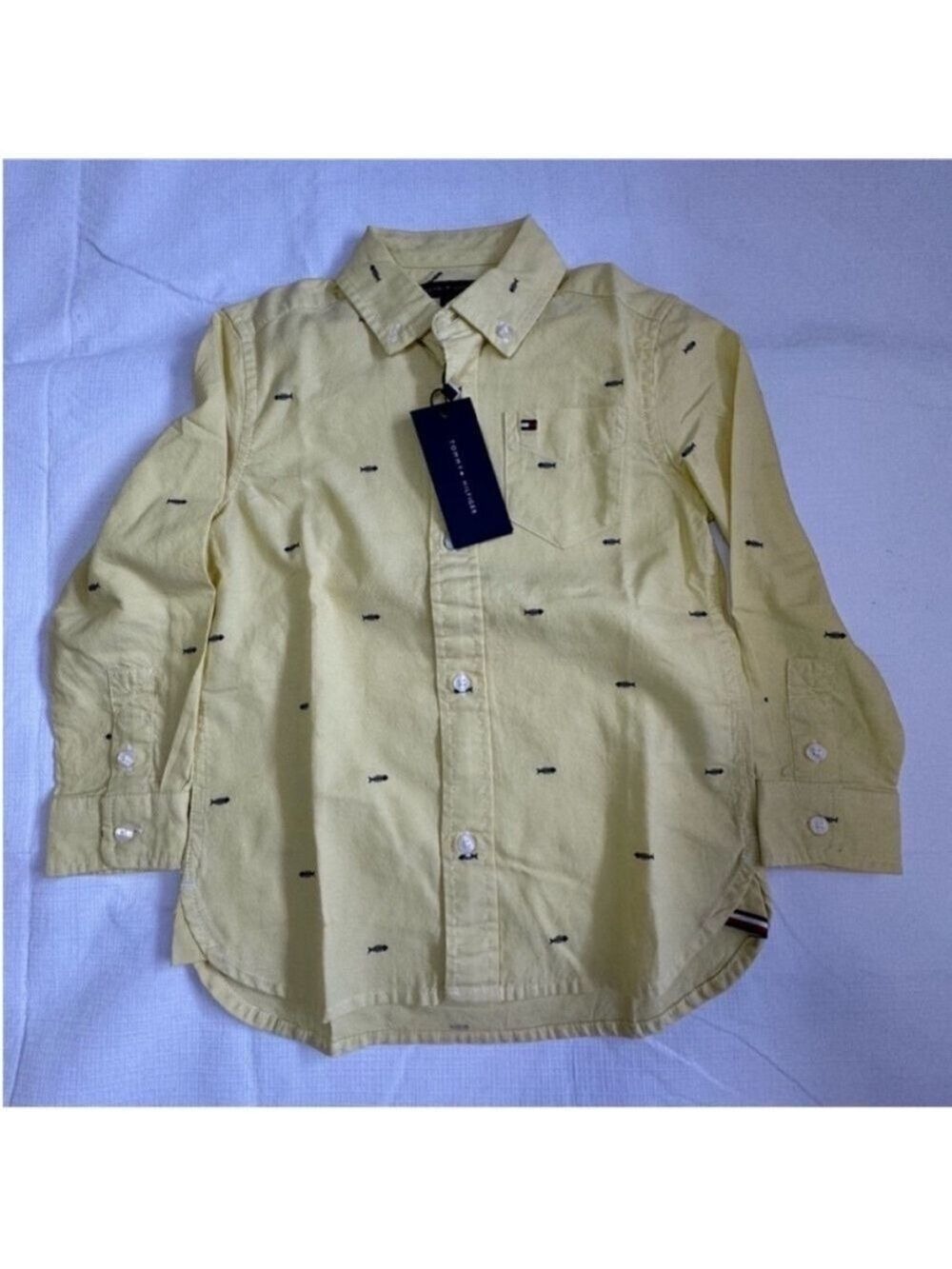 Tommy Hilfiger Yellow Button-Up Shirt XS 4T